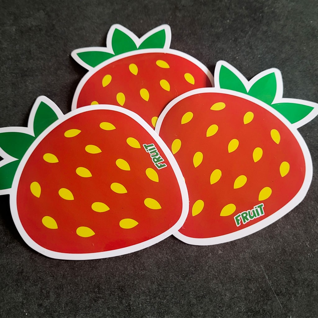 Fruit Stickers and Bookmark Pack